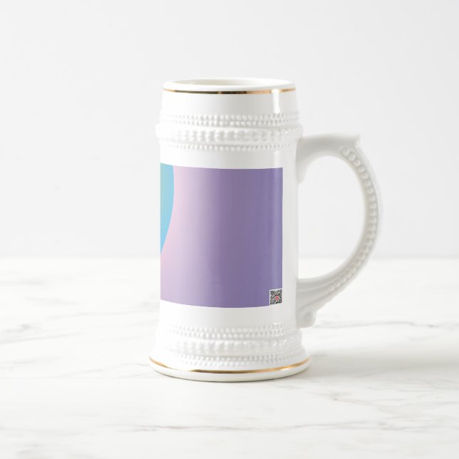 Chope À Bière Bleu Solitaire (Droite)