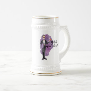 Chope À Bière Boire des sorcières drôle Wordplay Halloween Party