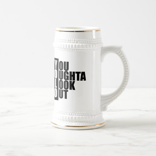 Chope À Bière Boîte de verticale de YOLO (Droite)