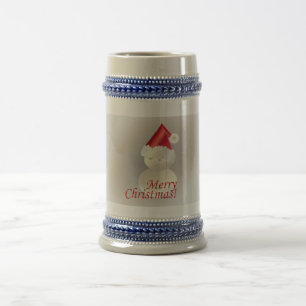 Chope À Bière Bonhomme de neige de Noël