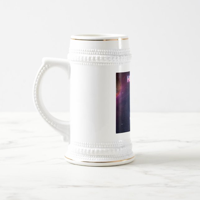 Chope À Bière Bonjour de l'espace. (Gauche)