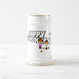Chope À Bière Bonne fête Hanoukka -