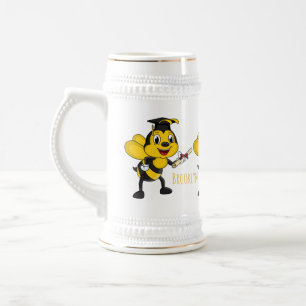 Chope À Bière Bonne remise des diplômes des abeilles