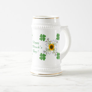 Chope À Bière Bonne Saint Patrick ! Clover avec Calla