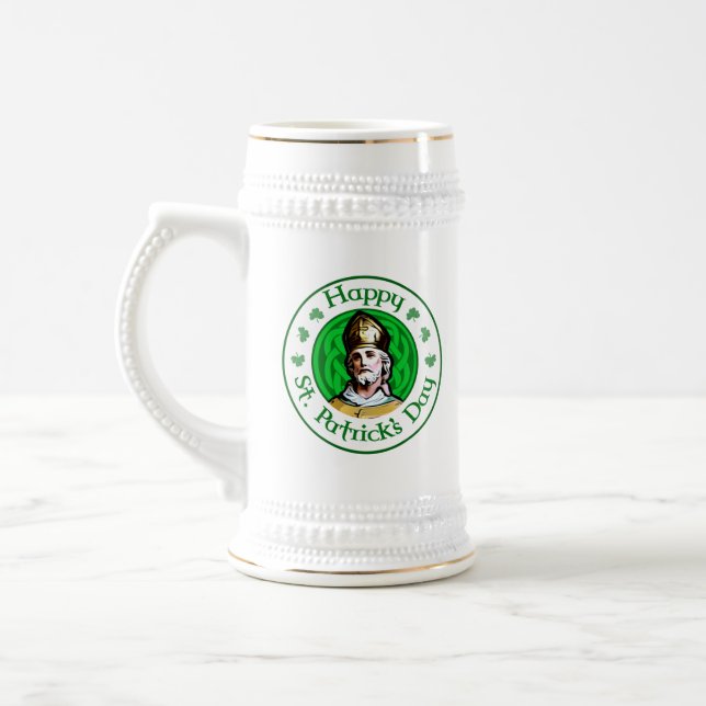 Chope À Bière Bonne Saint Patrick's Day (Gauche)