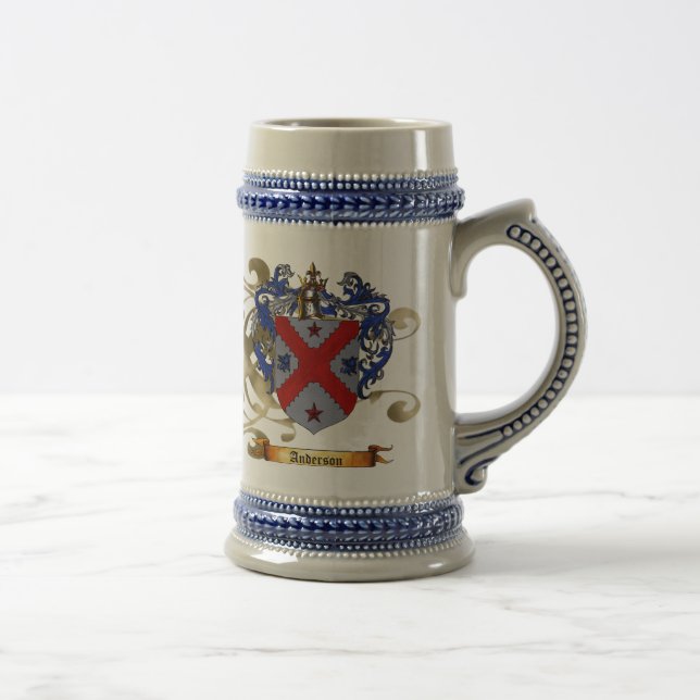 Chope À Bière Bouclier d'Anderson/manteau des bras (Droite)