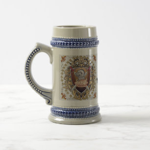 Chope À Bière Bouclier de Chevalier Nom de famille stein