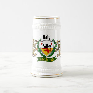 Chope À Bière Bouclier irlandais Daly/O'Daly Bouclier de bière p