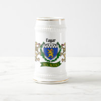 Bouclier irlandais Eagar Bière personnalisée Stein