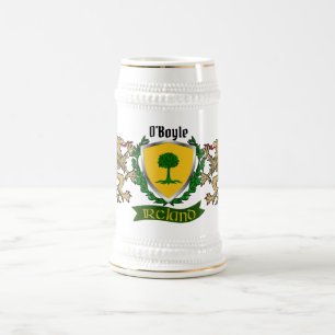 Chope À Bière Bouclier irlandais O'Boyle