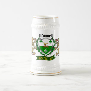 Chope À Bière Bouclier irlandais OConnell/Connell