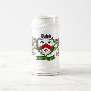 Chope À Bière Bouclier irlandais Walsh