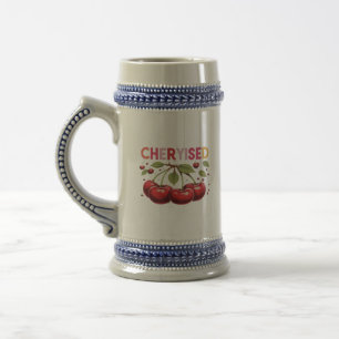 Chope À Bière Boug de nourriture amusante - pourri et cerise cui