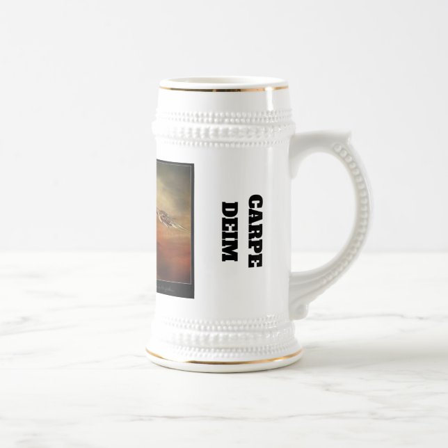 CHOPE À BIÈRE BOUGIE DE CAFÉ CARPE DEIM (Droite)