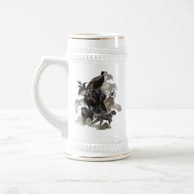 Chope À Bière Braque allemand à poil dur (Gauche)