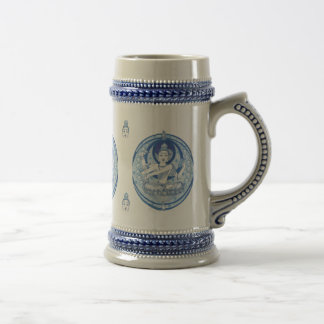 Chope À Bière Brew bleu de Bodhisattva