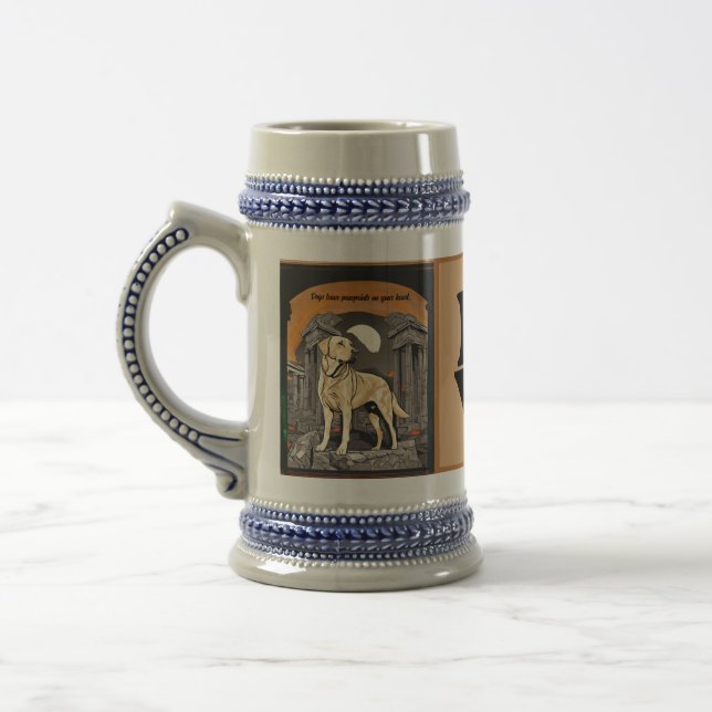 Chope À Bière Brewtiful Golden Retriever Beer Stein   (Gauche)