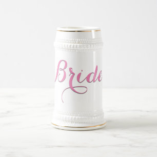 Chope À Bière Bride Beer Stein, Bachelorette Cadeau pour Mariée