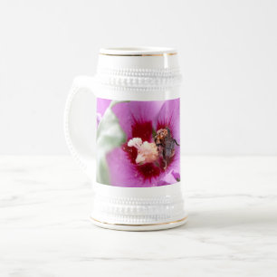 Chope À Bière Bumblebebe sur la fleur d'Hibiscus