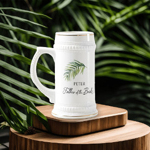 Chope À Bière Cadeau de mariage pour le Père de la Mariée avec f