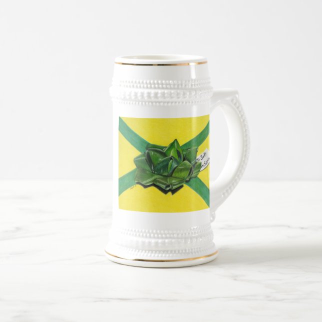 Chope À Bière Cadeau de Noël Stein (Devant droit)