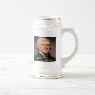 Chope À Bière Cadeaux de citation de Thomas Jefferson "Religion 