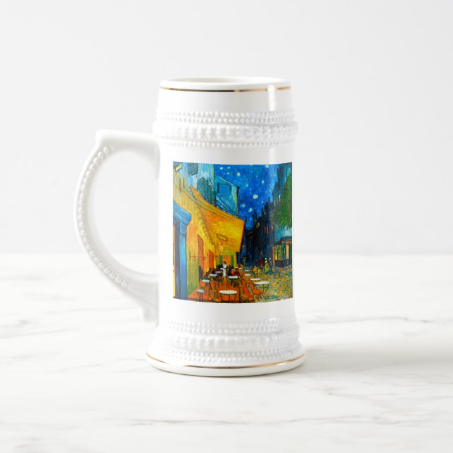 Chope À Bière Café Van Gogh Terrasse en soirée (Gauche)