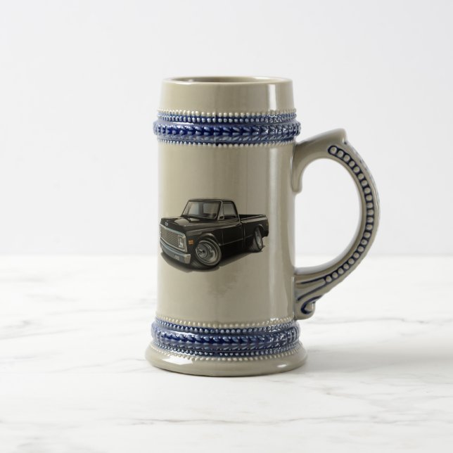 Chope À Bière Camion 1970-72 noir de Chevy C10 (Droite)
