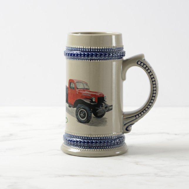 Chope À Bière Camion antique Stein de chariot de puissance (Droite)