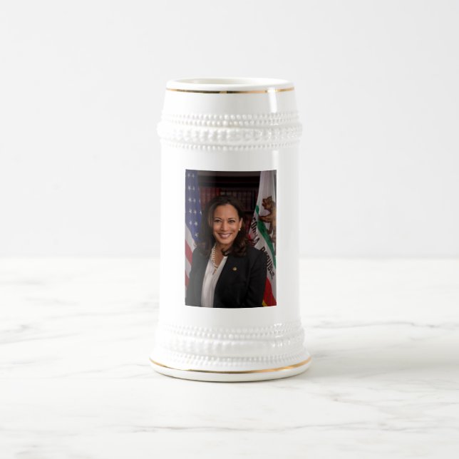 Chope À Bière Candidat Kamala Harris à la présidence US 2024 (Centre)