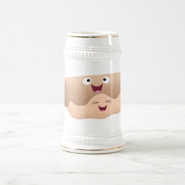 Chope À Bière Caricature à pâte molle et à pâte molle (Centre)