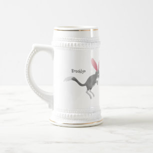 Chope À Bière Caricature de bilby australien très heureuse