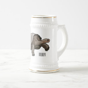 Chope À Bière Caricature de la tortue des Galapagos