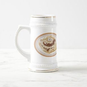 Chope À Bière Caricature en rouleau de cannelle