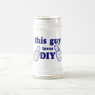 Chope À Bière Ce type aime le do-it-yourself