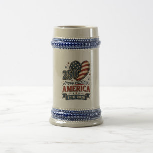 Chope À Bière Célébration de l'Amérique 250