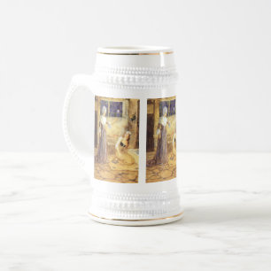 Chope À Bière Cendrillon de conte de fée vintage avec Fairy Gomè