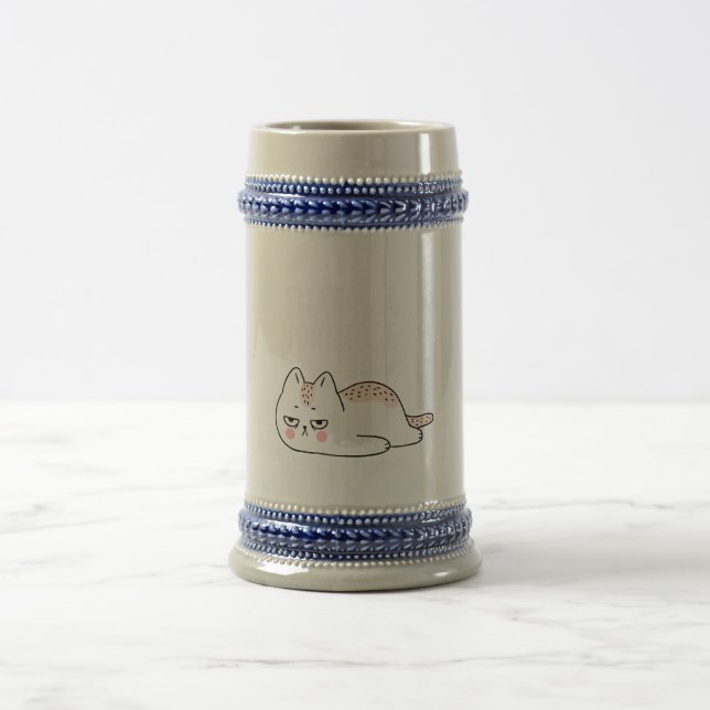 Chope À Bière c'est l'idée horrible | conception amateur de chat (Centre)