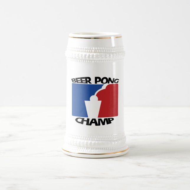 Chope À Bière Champ de Beer Pong Stein (Centre)