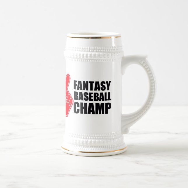Chope À Bière Champion de base-ball d'imaginaire (Droite)