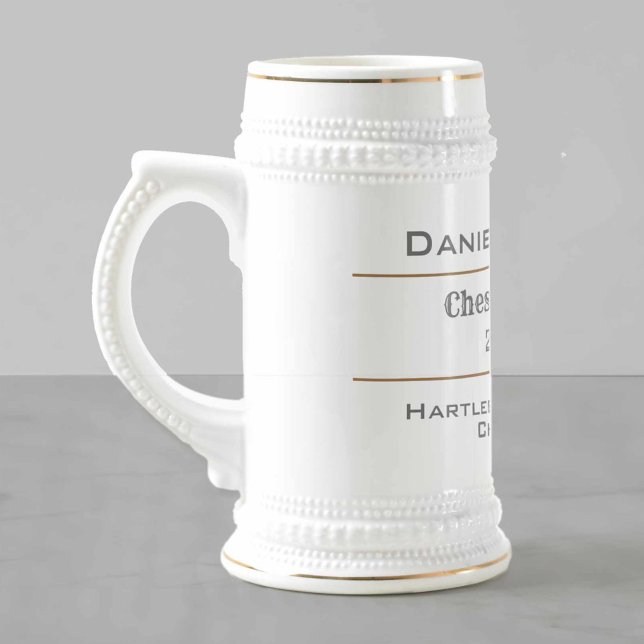 Chope À Bière Champion d'échecs (Créateur téléchargé)