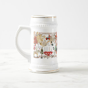 Chope À Bière Charmant Noël folklorique scandinave 