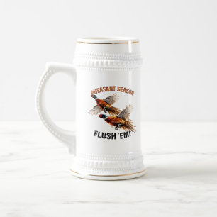 Chope À Bière Chasse au faisan 