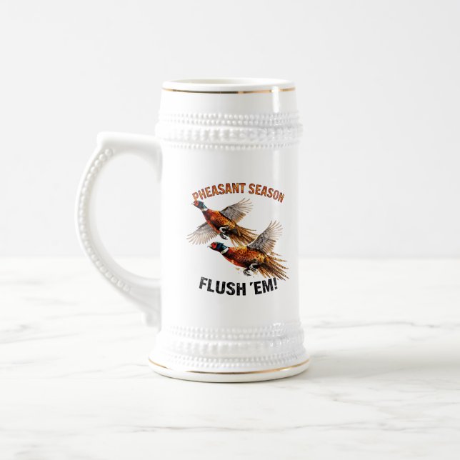 Chope À Bière Chasse au faisan  (Gauche)