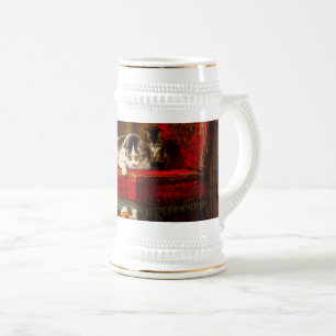 Chope À Bière Chat et chatons Jouer avec chaise