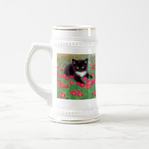 Chope À Bière Chat Gustav Klimt Tuxedo