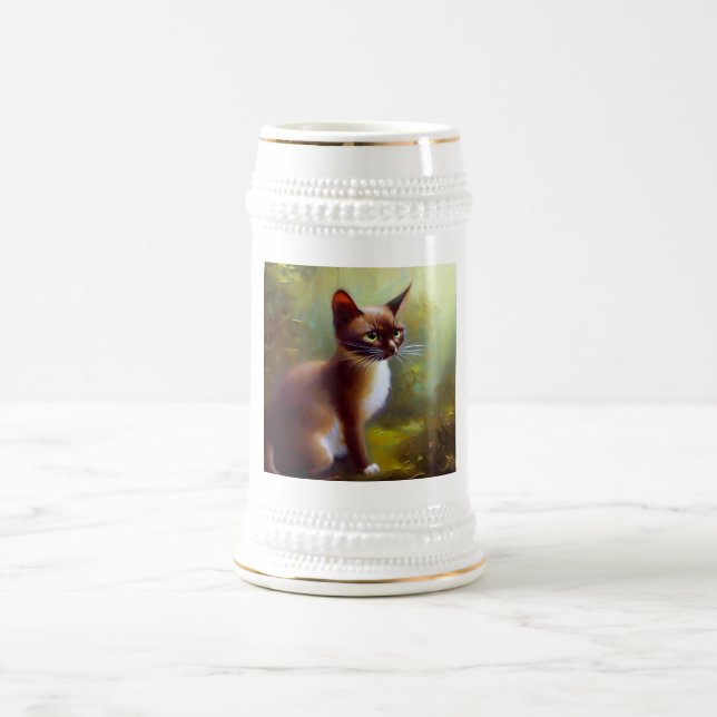 Chope À Bière Chat javanais (Centre)