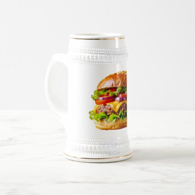Chope À Bière ChaussureHabille hamburger empilé thic (Devant gauche)