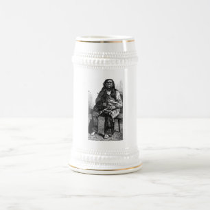 Chope À Bière Chef indien Stein