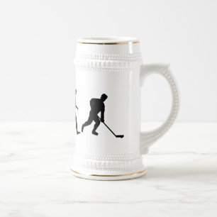 Chope À Bière Chemises d'équipe de joueurs de hockey de glace